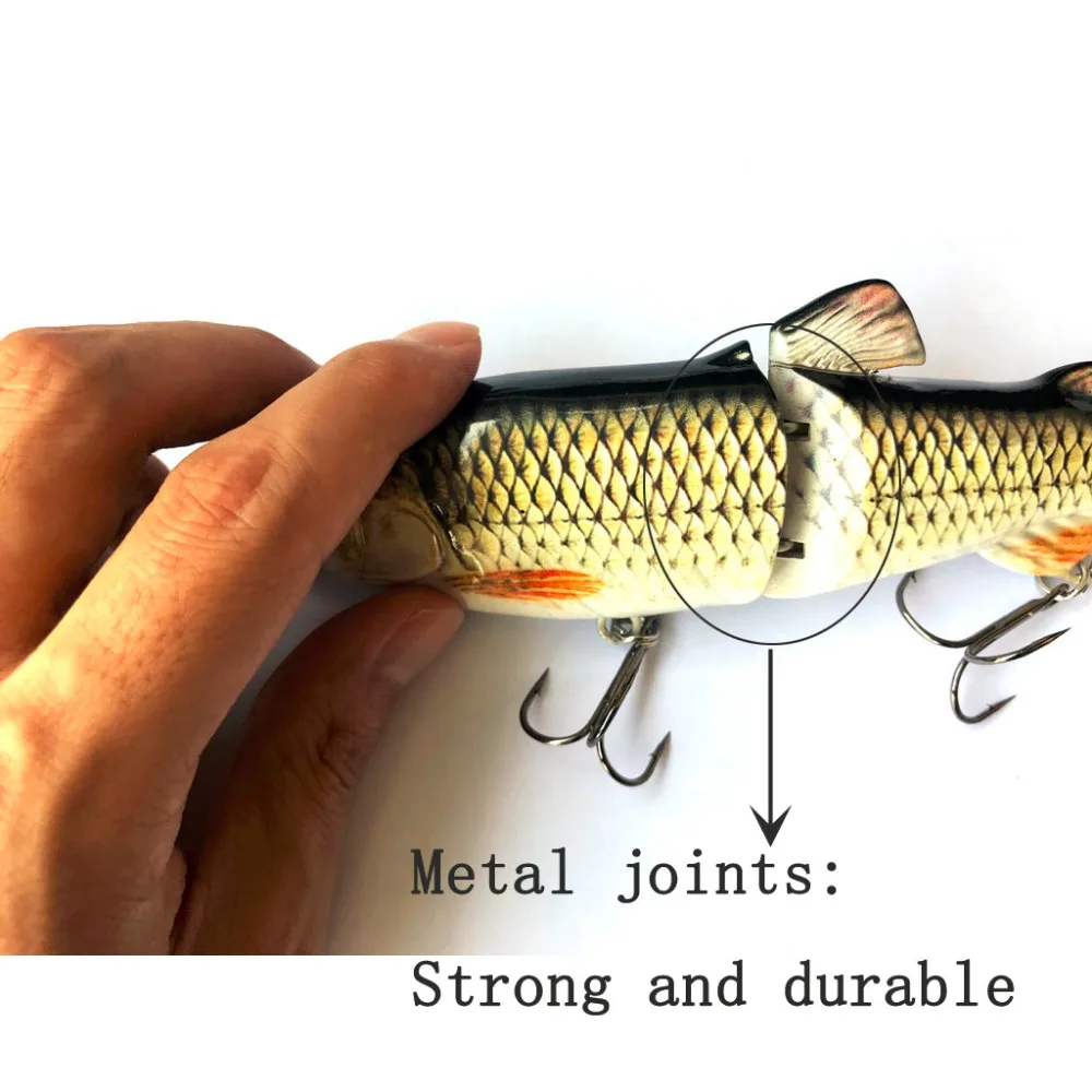 Glide swimbait 2 section trout fishing lure (8)