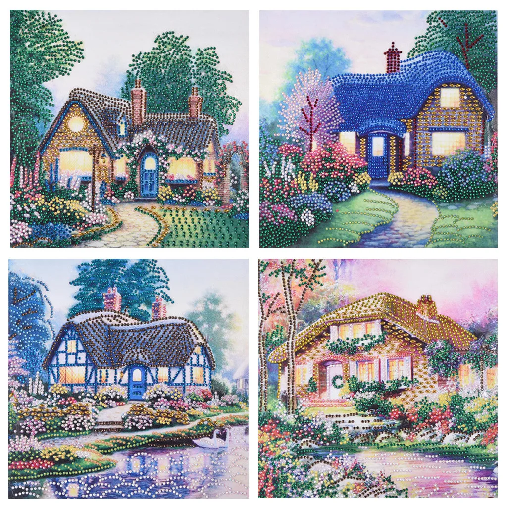 

Special Shaped Diamond Painting DIY 5D Partial Drill Cross Stitch Kits Crystal Rhinestone Of Picture Serial Diamond Embroidery