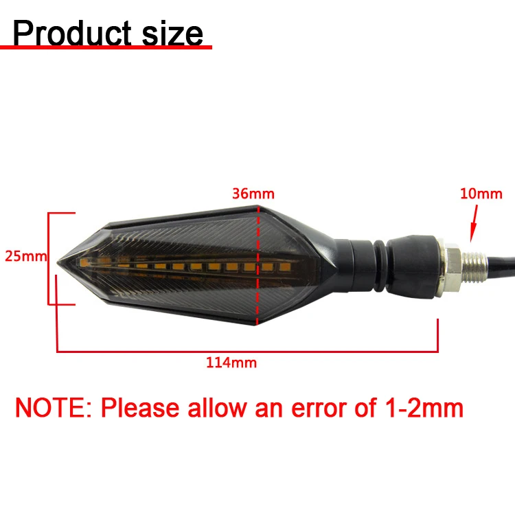 Пара мотоциклетных СВЕТОДИОДНЫХ указателей поворота мигалки направления дневных ходовых огней декоративный мотоцикл для honda grom goldwing 1800