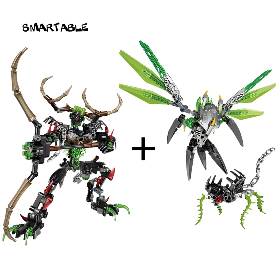 Smartable BIONICLE 261 шт. Umarak Uxar фигурки строительные блоки игрушки для мальчиков совместимые все бренды 71310+ 71300 BIONICLE игрушки подарок