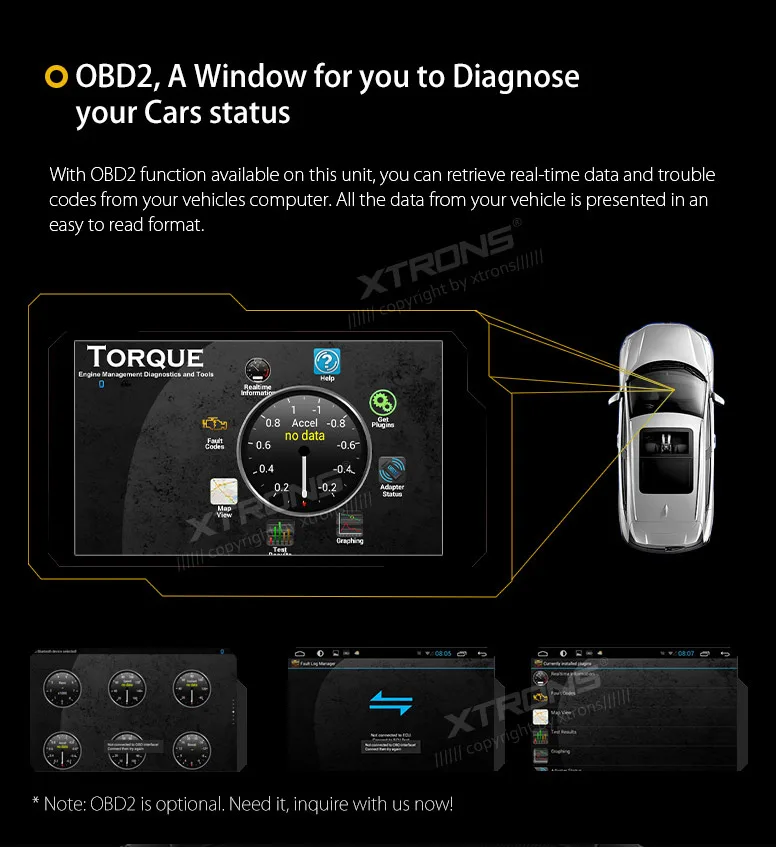 Excellent XTRONS 7" Android 8.0 Octa Core Car Stereo DVD Player Radio GPS Navigation for FORD Focus II C-Max 2005 2006 2007 Fusion Transit 22