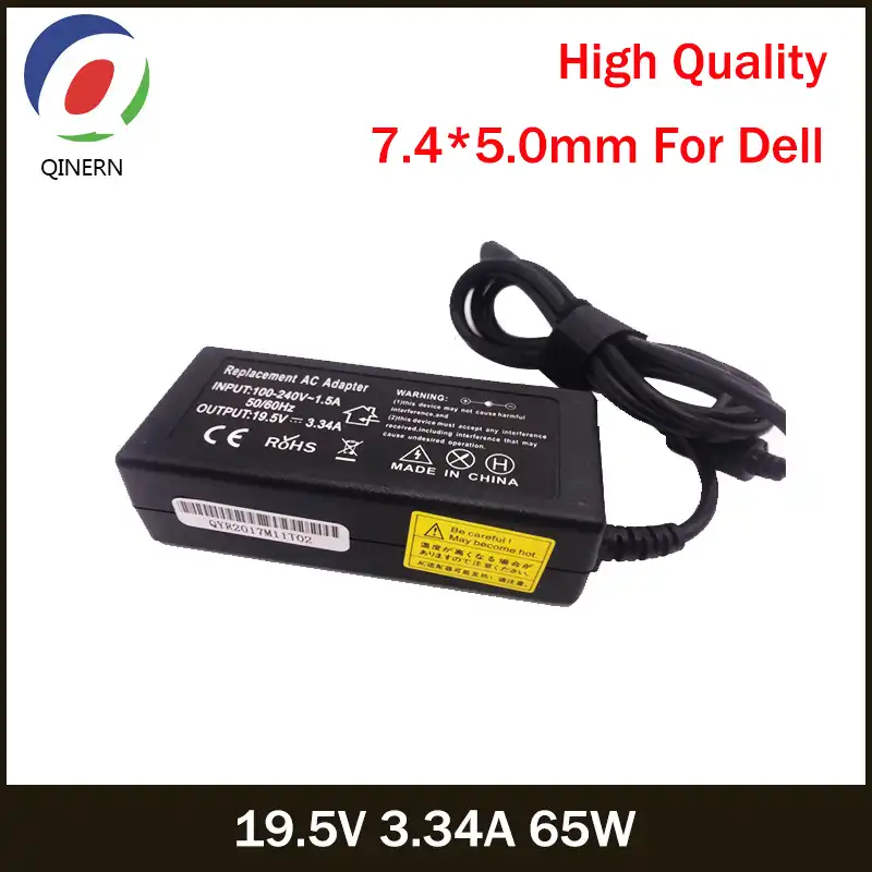 Qinern 19 5v 3 34a 65w 7 4 5 0mm Ac Laptop Charger Power Adapter For Latitude 2120 2100 2110 D430 D400 D410 For Dell Laptop Laptop Adapter Aliexpress