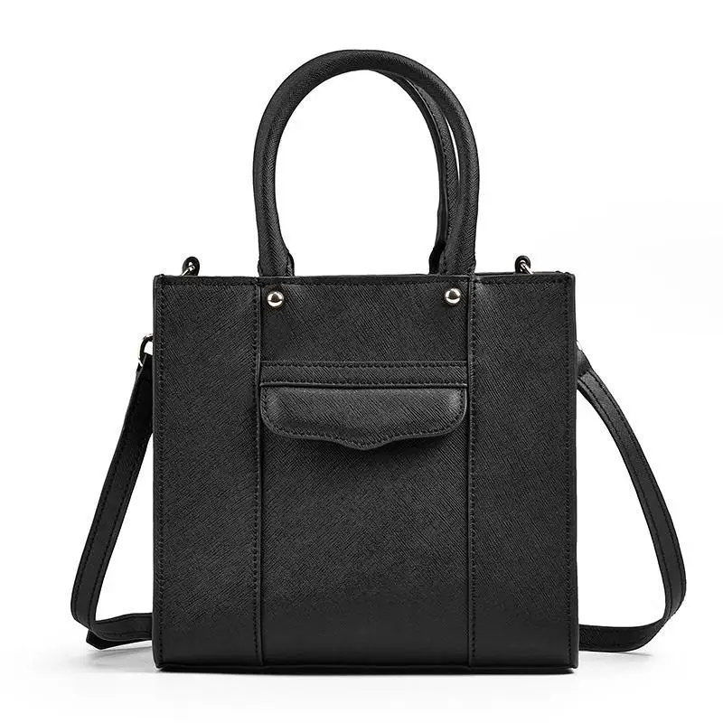 

LOEIL New fashion leather female bag top layer leather shoulder diagonal portable small square bag