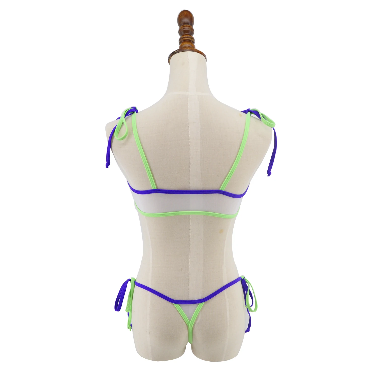 Прозрачное Бикини Прозрачное Бикини Пляжные женские купальники из сетчатого материала женские сексуальные банные костюмы прозрачные бикини