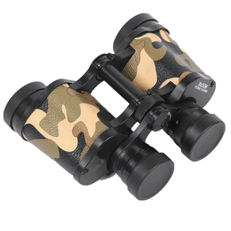 8X30 باك البصرية الأسود مجهر روسيا HD التمويه منخفضة ضوء للرؤية الليلية مبركن جلد مناظير التلسكوب في الهواء الطلق