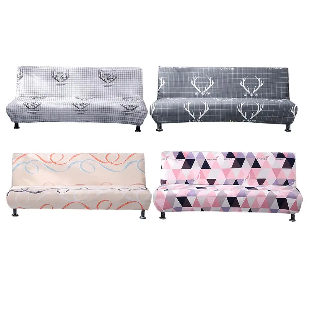 

No Armrest Stretch Sofa Cover Slipcover All-Covered Folding Sofa Bed Cover Bed Fitted Sheet Universal Cover Sofa Towel