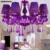 Factory direct Luxury purple European style living room crystal lamp living room decoration diningroom/bedroom/livingroom 002