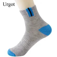 Urgot, 10 пар, мужские носки, деловые повседневные хлопковые носки, весна, лето, Осень, Зима, Мужские дышащие носки, Calcetines Meias