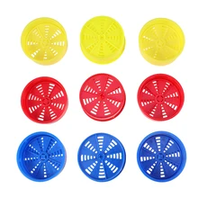 10 Bee Nest Door Assorted Plastic Round Beehives Nest Door Vents Bee Tool Entrance Disc Insect Supplies Beekeeping Tools
