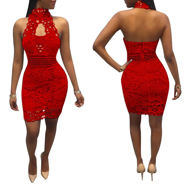 Индийское сари платья для покупок в Пакистанском Стиле, горячие новые продукты, Европейская и американская мода, кружевное сексуальное платье без рукавов - Цвет: Красный