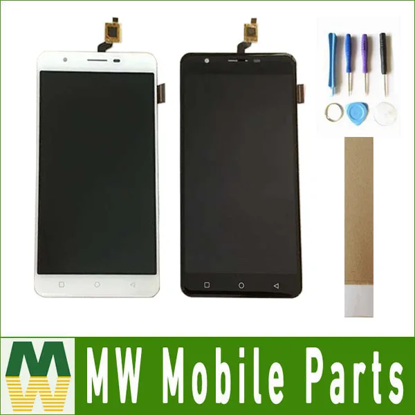 

1pc/lot High Quality For DEXP Ixion MS255 Element LCD Screen And Touch Screen Assembly Black White Color with tape&tools