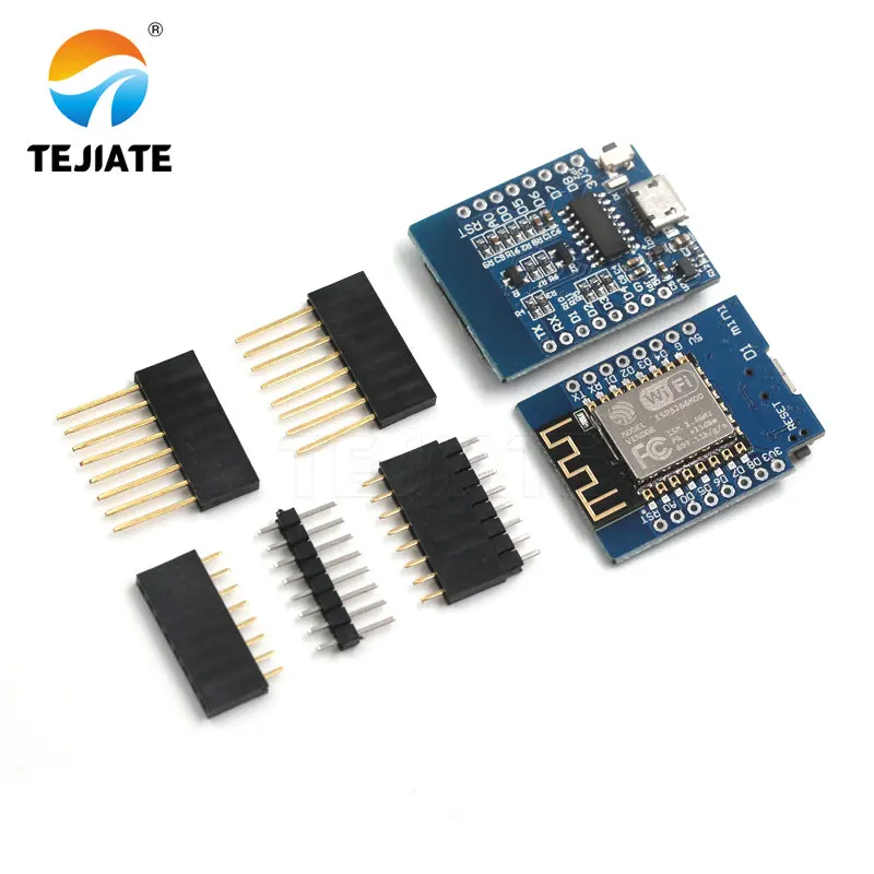 SESP8266 ESP 12 CH340G V2 USB WeMos D1 Mini WIFI макетная плата NodeMCU Lua IOT 3 В с контактами|Интегральные