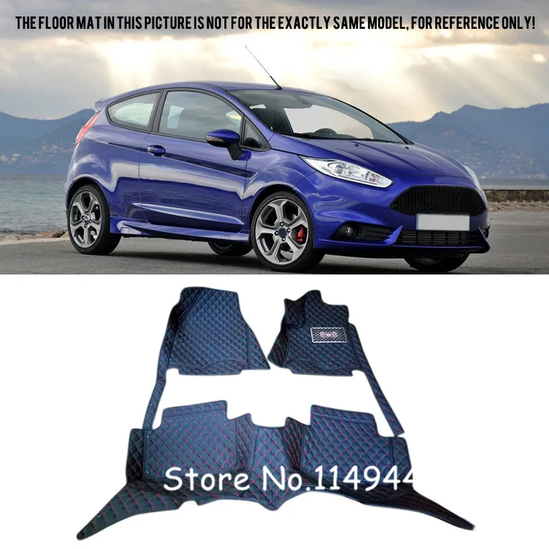 

For Ford Fiesta 2013 2014 2015 Interior Car styling Rugs Carpet Floor Mats Liners