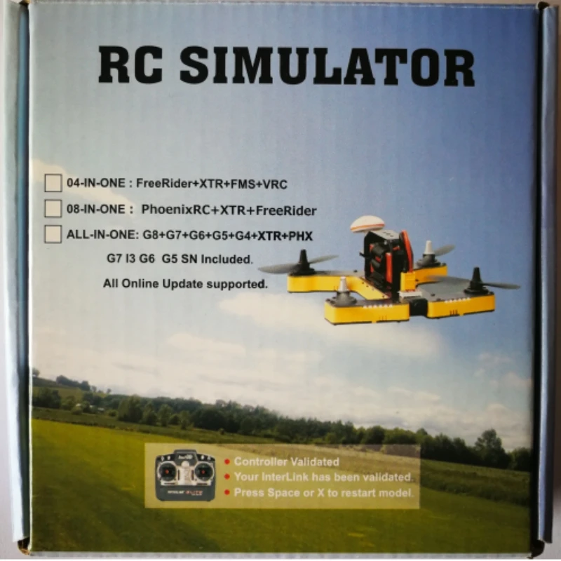 Модернизированный 22 в 1 симулятор 22в1 RC USB Flight Simulator кабель Поддержка Realflight G7 Phoenix 5 0