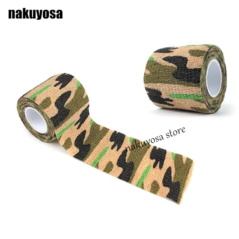 Camouflage Band Stretch Bandage Tactical Softair Airsoft Paintball Woodland 