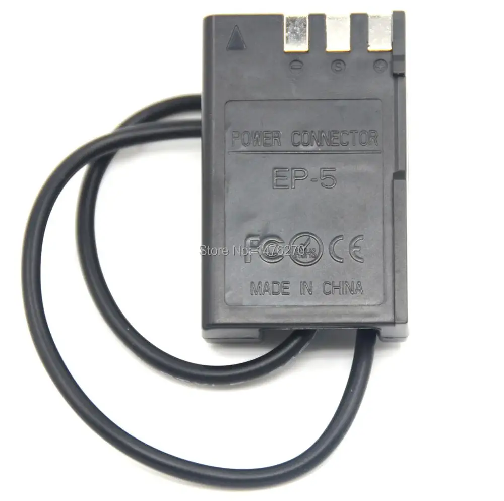 EP 5 EP5 EP 5 DC Coupler (4.0mm*1.7mm )EN EL9 ENEL9 dummy battery for