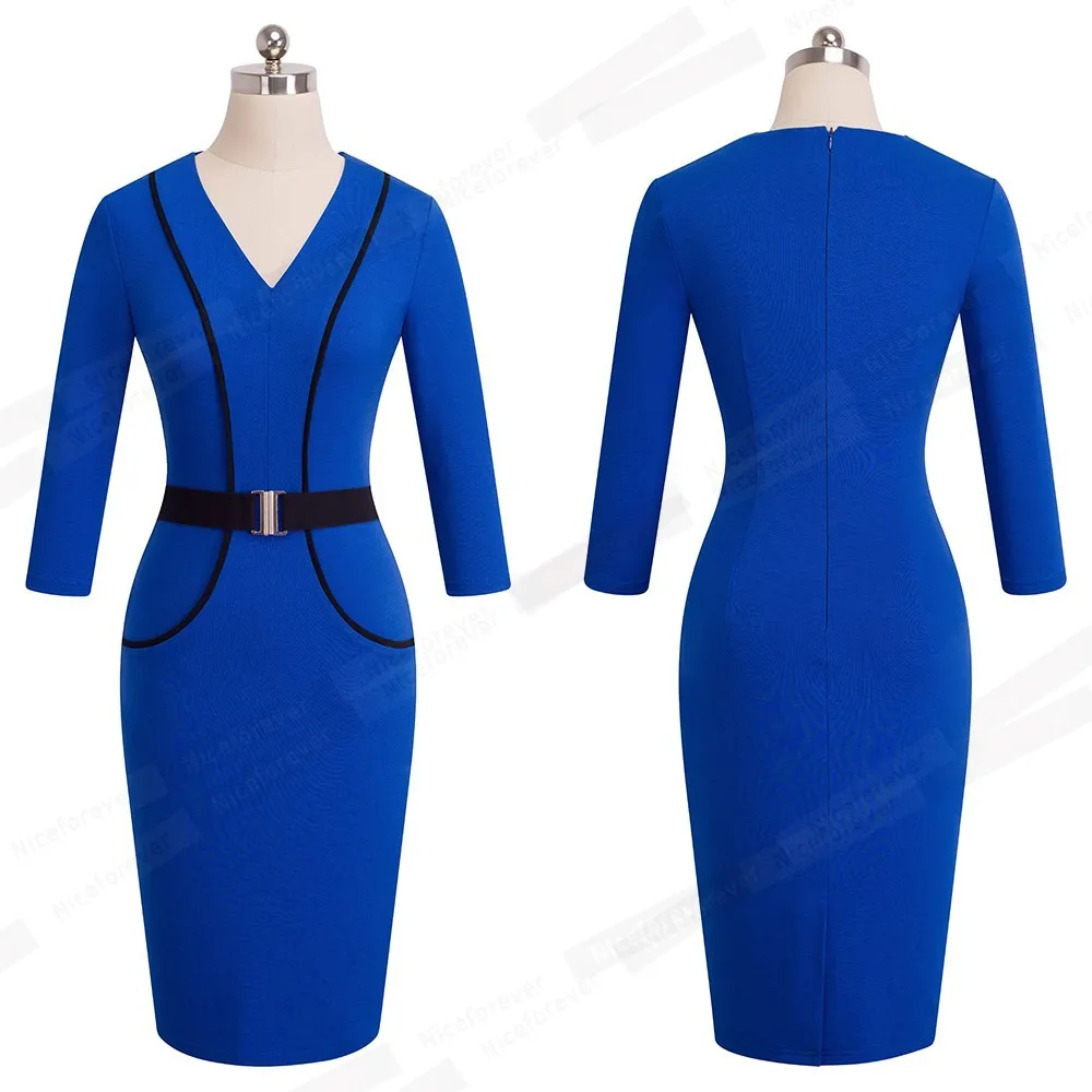 Женское облегающее платье с V образным вырезом в стиле пэчворк|ladies dresses|autumn