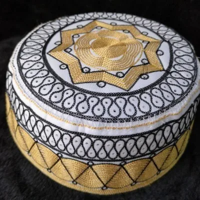 Исламские молитвенные кепки s мужские Yarmulke капот еврейский Musulman мужские индийские аравийские шапки Мужские Moslim Allah Kipa платок Саудовская Аравия шапка - Цвет: black Prayer Caps