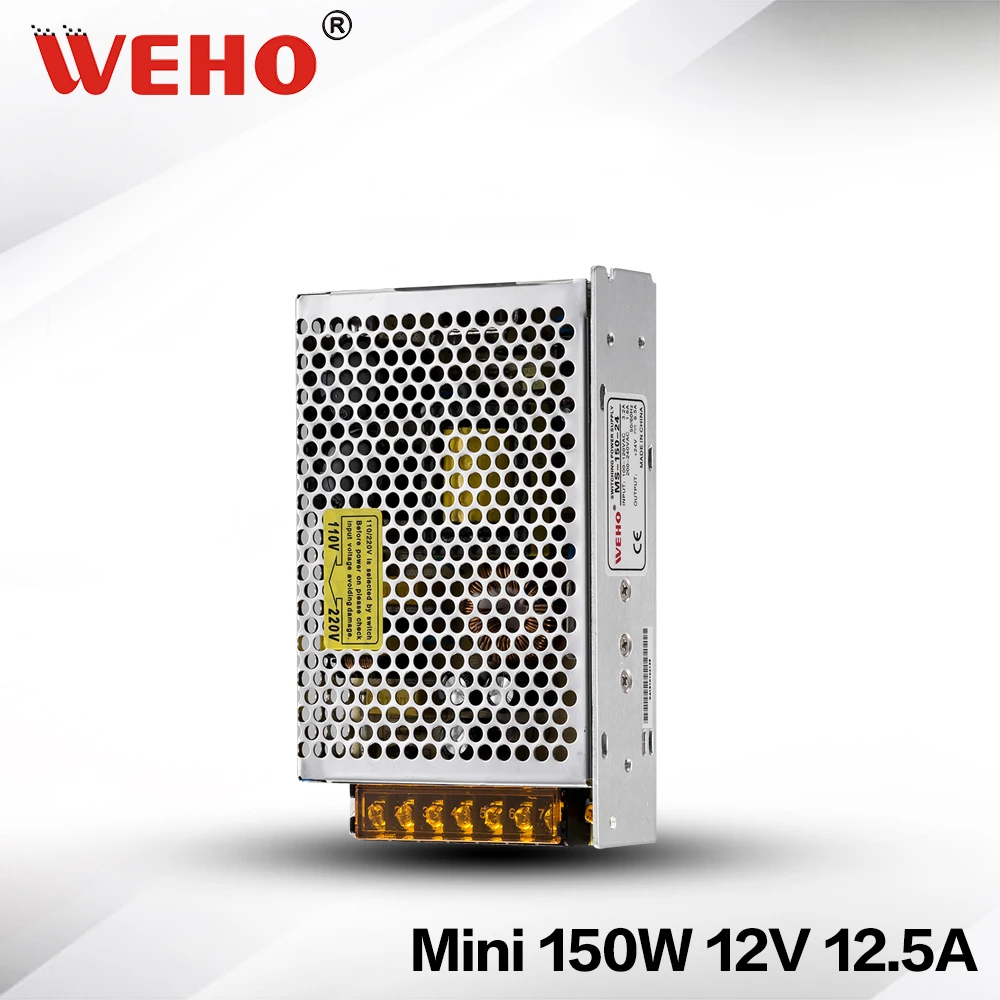 (MS 150 12) Мини блок питания 12.5a led psu 150w 12v|150w 12v power supply|led psu150w |