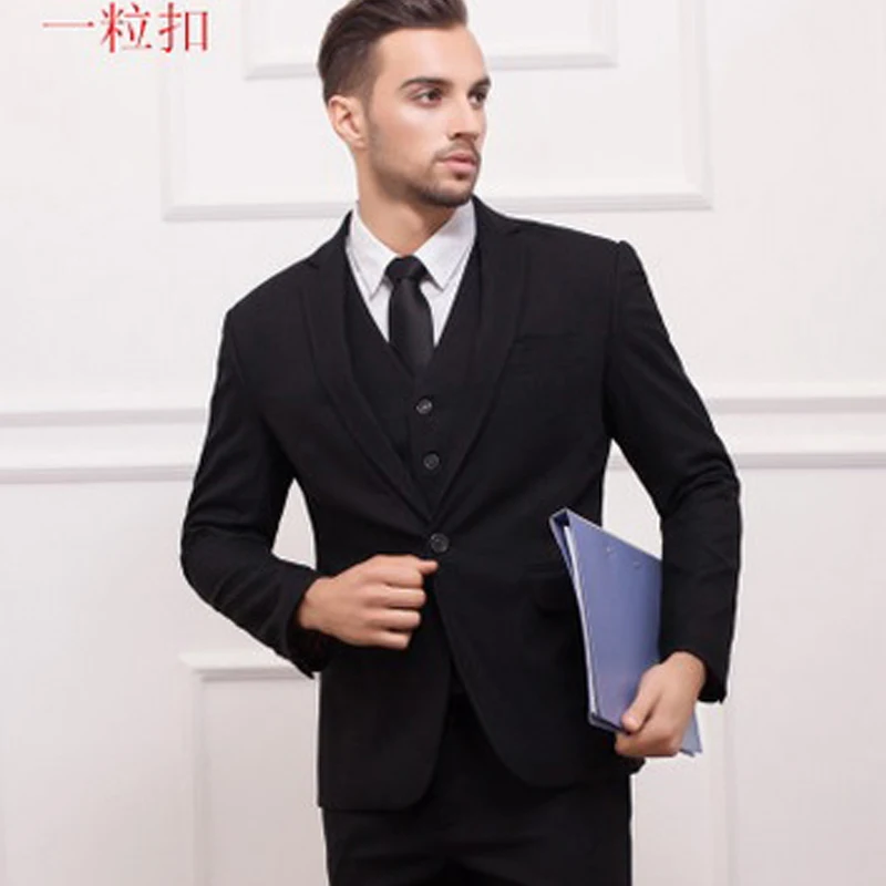 Business Casual Suit Men Blazers Formal Wedding Dress custom made Men's ...