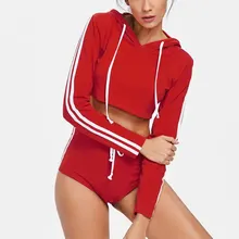 Vertvie, новинка, Женский комплект для йоги, короткий топ с длинным рукавом+ шорты, спортивный костюм для фитнеса, спортивный костюм, толстовка с капюшоном, дышащий спортивный костюм