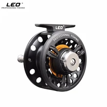 LEO влево/вправо сменные нахлыстом барабанов 3BB шарикоподшипник металлический бывший рафтинг рыбы катушка Ice рыбалка колеса FB-85