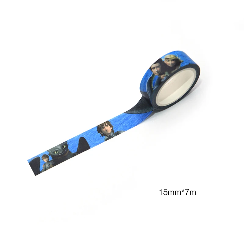 

2pcs/lot How to Train Your Dragon Scrapbooking Stickers DIY Paper Decorative Sticker for Book Washi Tapes Adhesive Tape S10