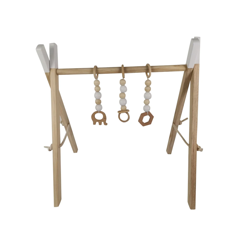 Heybabee Baby Room Decor Play Gym Toy Wooden Nursery Sensory Toy Gift