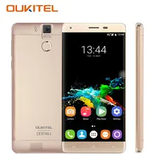 Oukitel K6000 Pro Android 6.0 смартфон 5.5 дюймов Octa core 3 ГБ Оперативная память 32 ГБ Встроенная память отпечатков пальцев 5MP + 13.0MP 6000 мАч разблокирована сотовых телефонов
