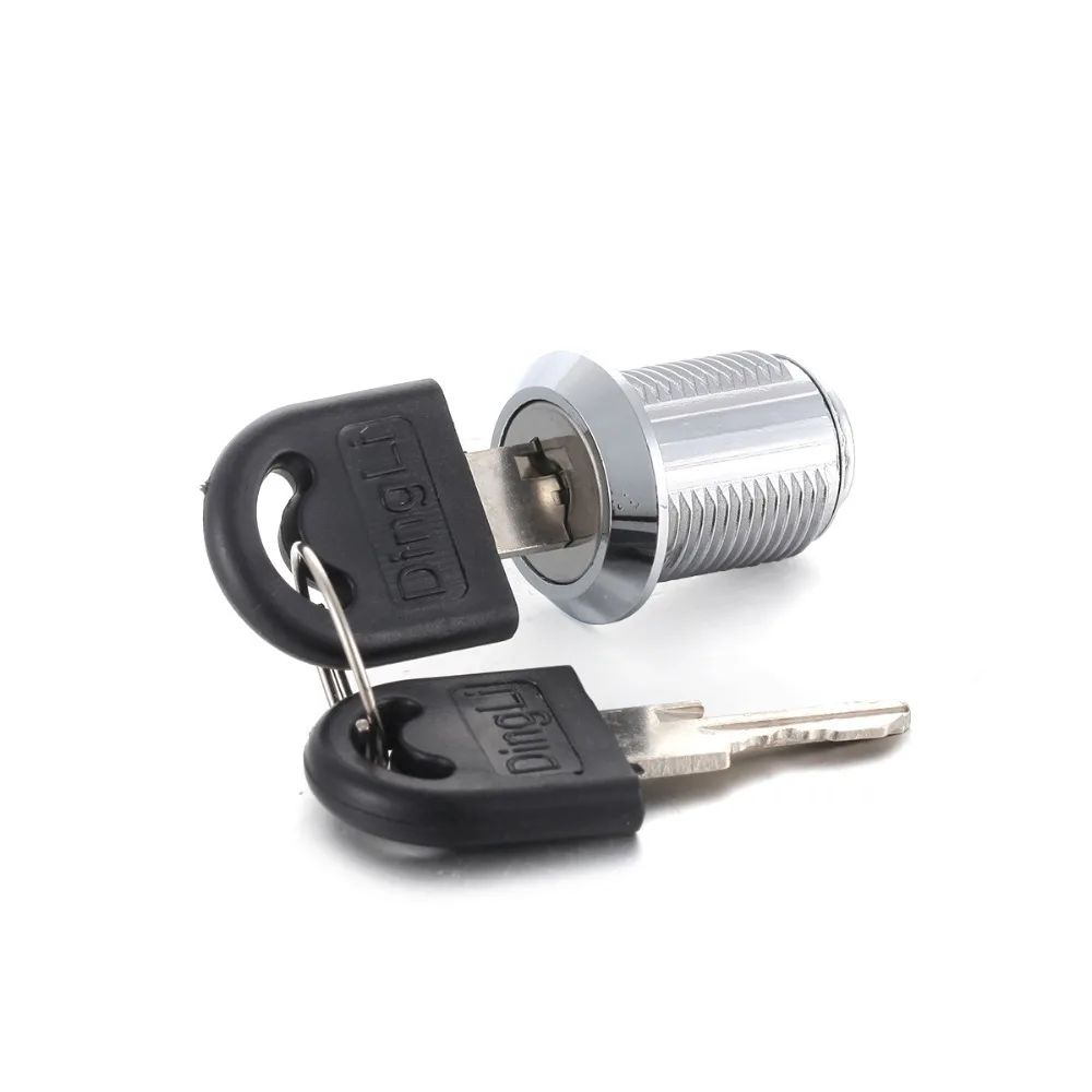 2Pcs High Security 20mm Drawer Cam Lock with 4 Keys Cylinder Door