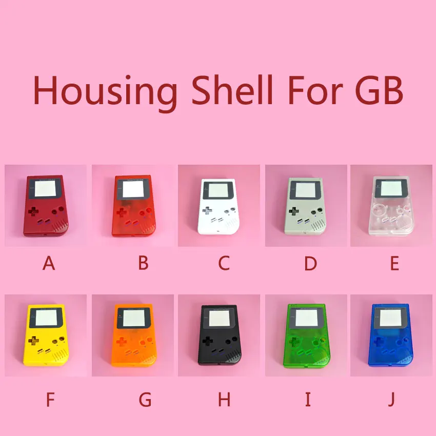 10 colors, Full Shell Housing Replacement Repair Pack Case Cover For GameBoy GB Classic DMG