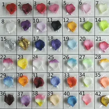 5000 шт./лот лепестки роз к свадьбе эффектом деграде(переход от темного к Цвет свадебные аксессуары для украшения Искусственные цветы Лепестки праздника Вечерние