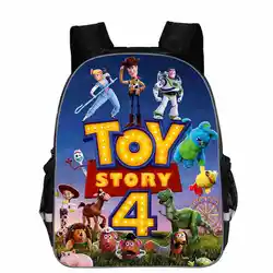 Модный рюкзак для мальчиков и девочек, мультяшная древесная игрушка, история, печать, школьная сумка для детей, милый школьный детский