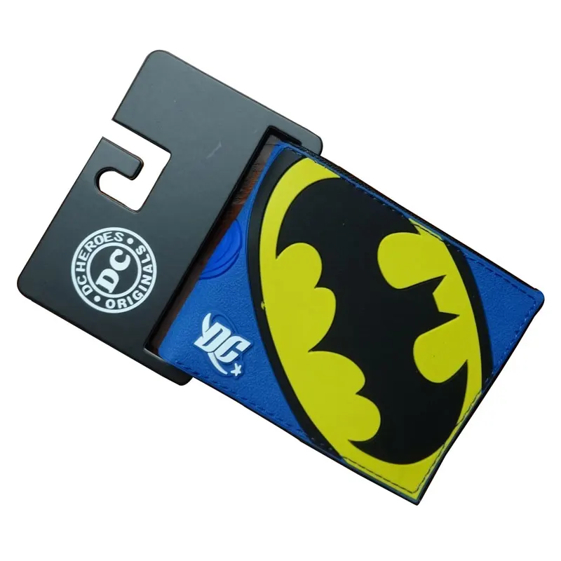 Дизайнер, бумажник «Бэтмен», комиксы, анимация, логотип, кошельки для мужчин и женщин, цена в долларах, сумки для карт, кожа, ПВХ, короткий кошелек - Цвет: B-04