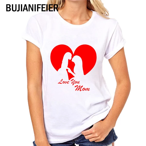 BUJIANIFEIER новинка 2019 футболка на день матери модная для сына и мамы BJN02|Футболки| |