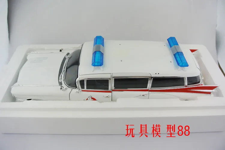 1:18 колеса 1959 Cadillac ECTO Ghostbusters GHOSTBUSTERS модели оригинальная высокая модель автомобиля новая