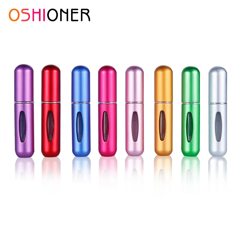 

OSHIONER 13 Colors 5ml Portable Mini Refillable Empty Perfume Atomizer Spray Bottle for Travel Spray Scent Aftershave Pump Case