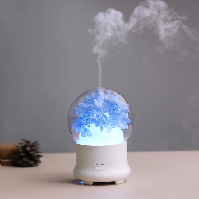 Crystal Eternal Flower Ultrasonic Air Humidifier Household Essential