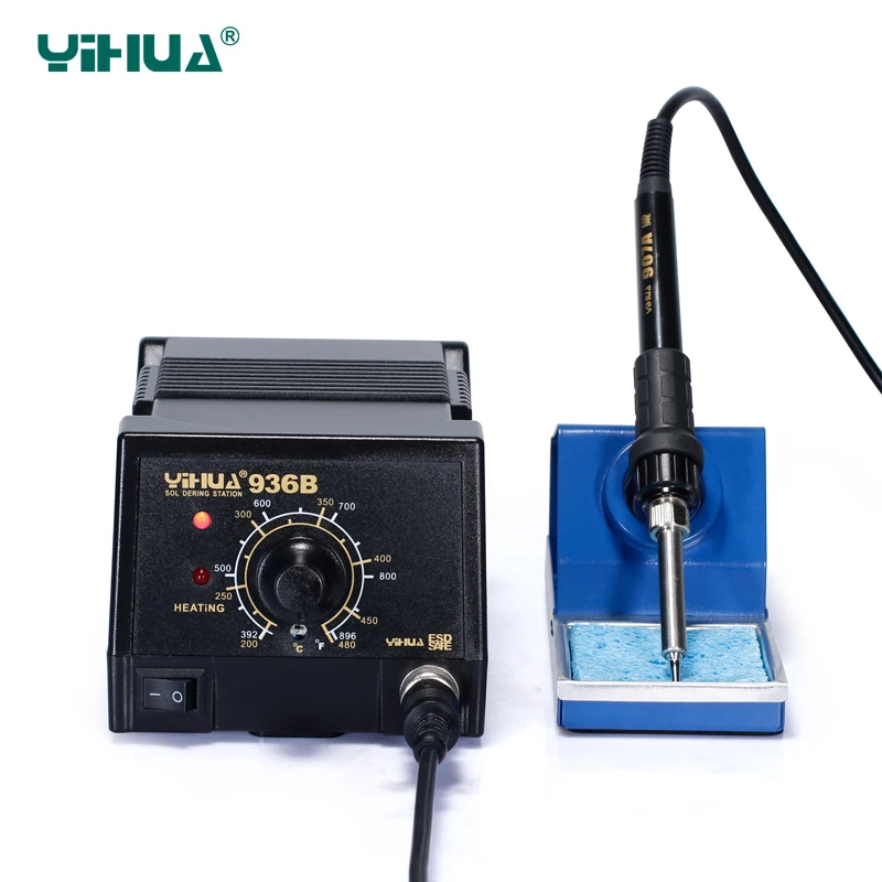 Печатная плата YIHUA 936B PCB цифровая Бессвинцовая паяльная станция|lead free soldering