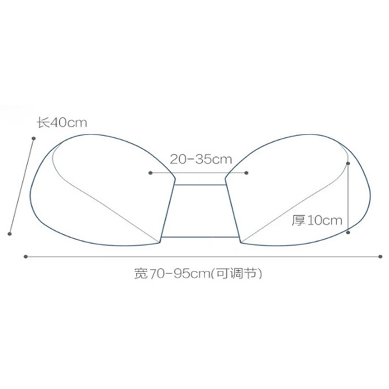 Подушка для беременных U Тип живота Поддержка сбоку слиперы Беременность защитить талии сна подушка