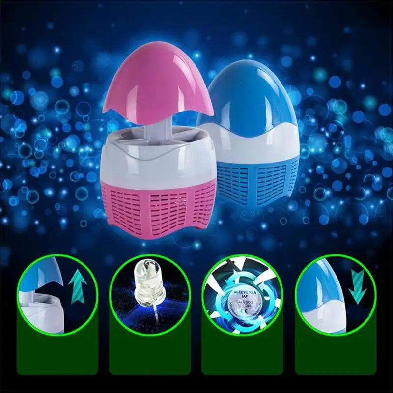 Chiclits USB LED Electric Mosquito Killer Light Inhalation Household Photocatalyst Non-radiation Mute Insect Bug Fly Trap Lamp (13)