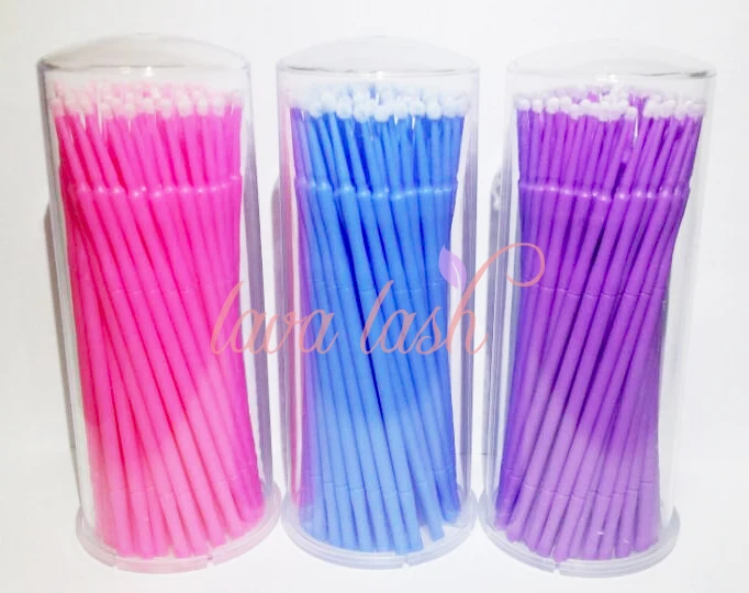 

Free shipping 300 pieces/lot mascara wand micro brush wands make up brush eyelash extensions
