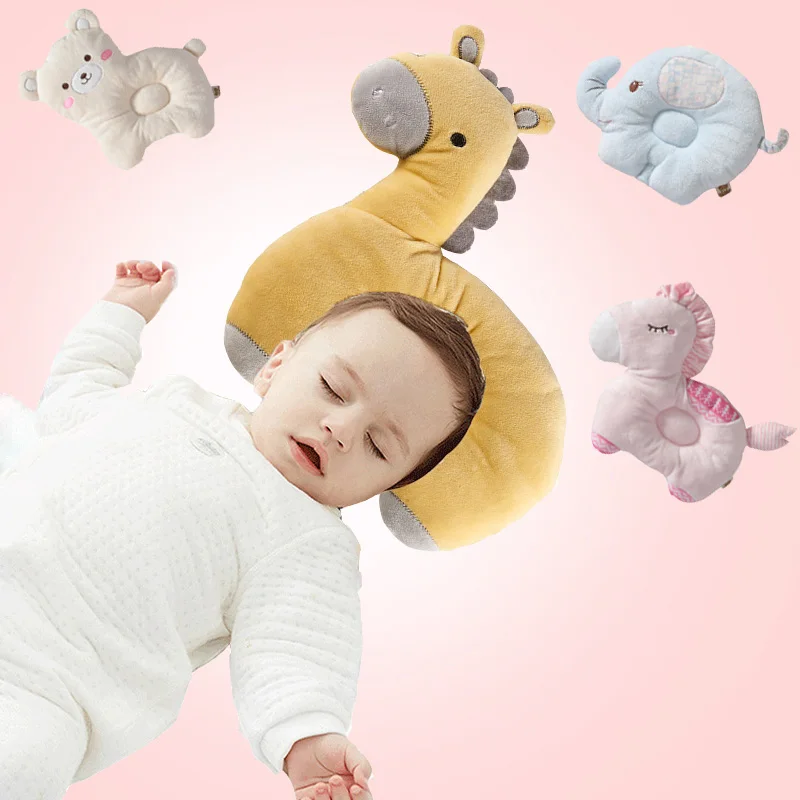 

0-3 Years Old Breathable Stereo Protect Head Baby Pillow Newborn Cartoon Infant Shaping Nursing Pillow Kids Room Decoration