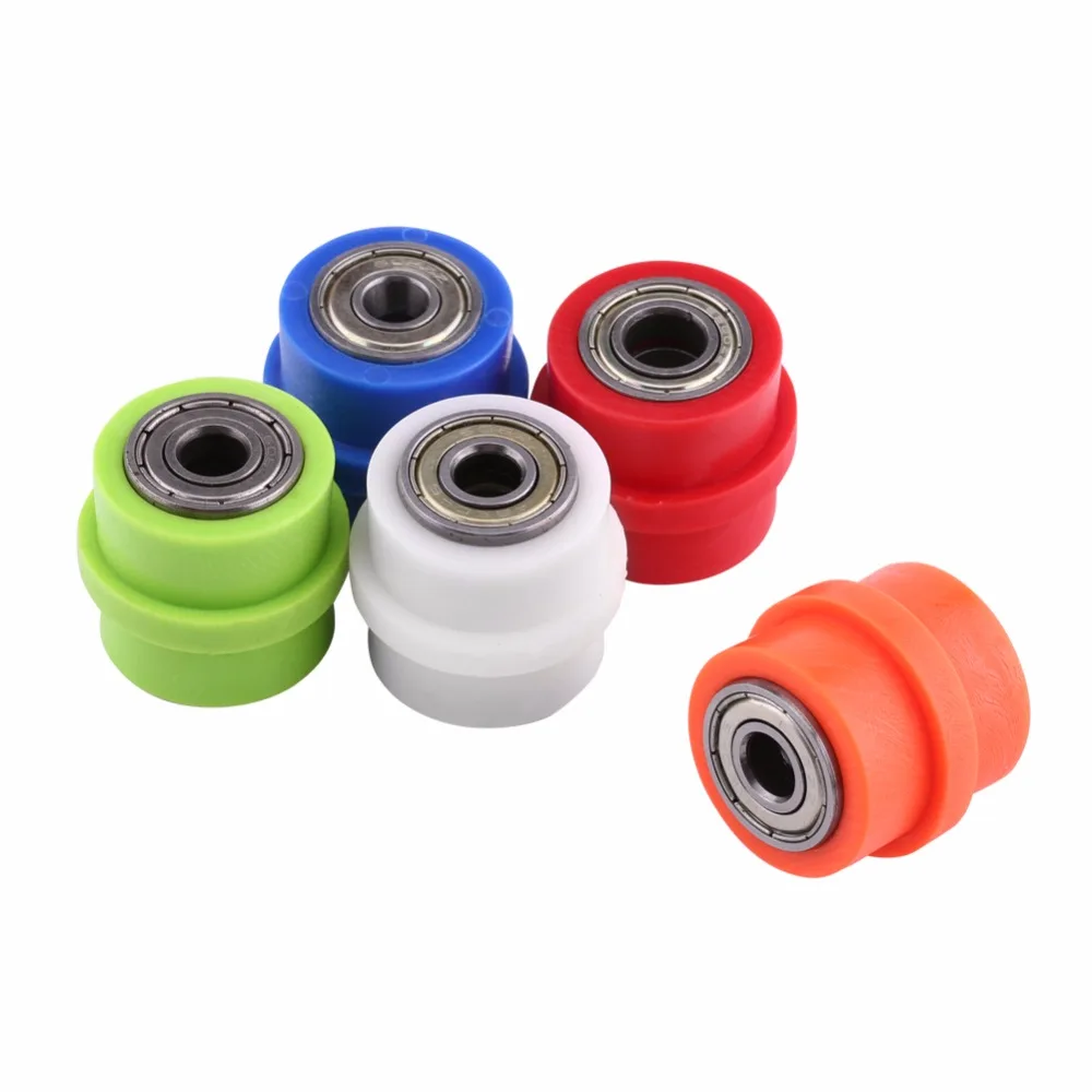 

8mm/10mm Drive Chain Pulley Roller Slider Tensioner Wheel Guide For Street Bike Motorcycle ATV Chain Pulley Roller Slider