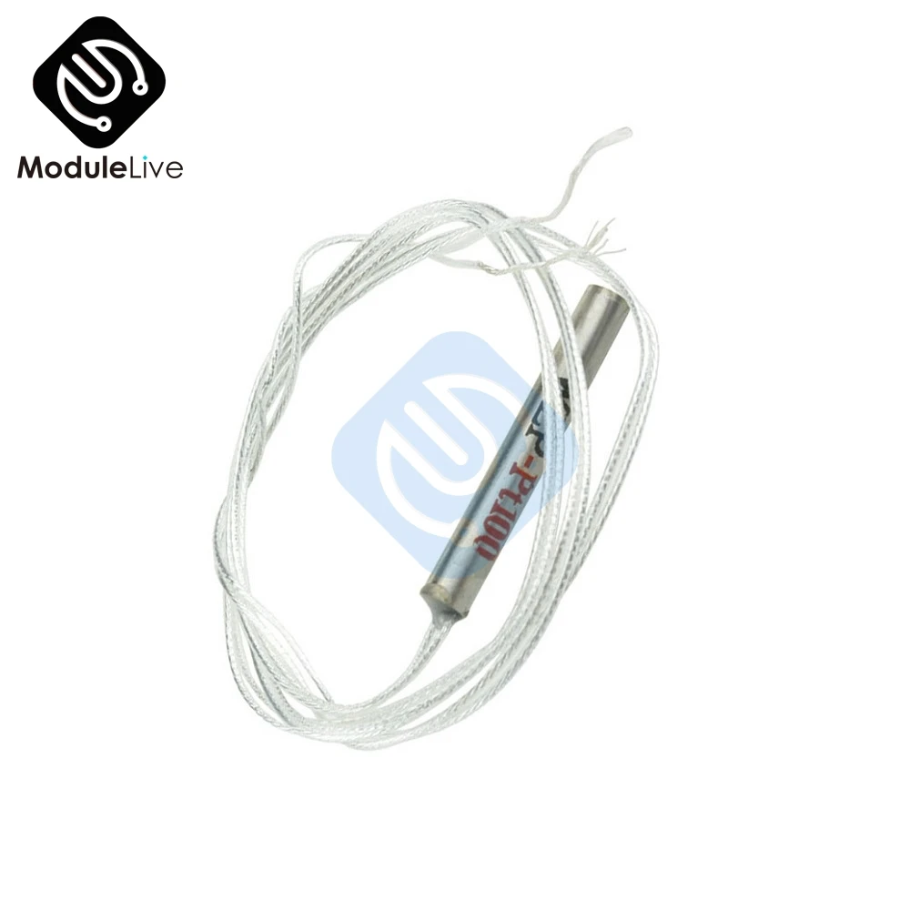 

10PCS PT100 Platinum Resister Temperature Sensor Waterproof Temp Probe