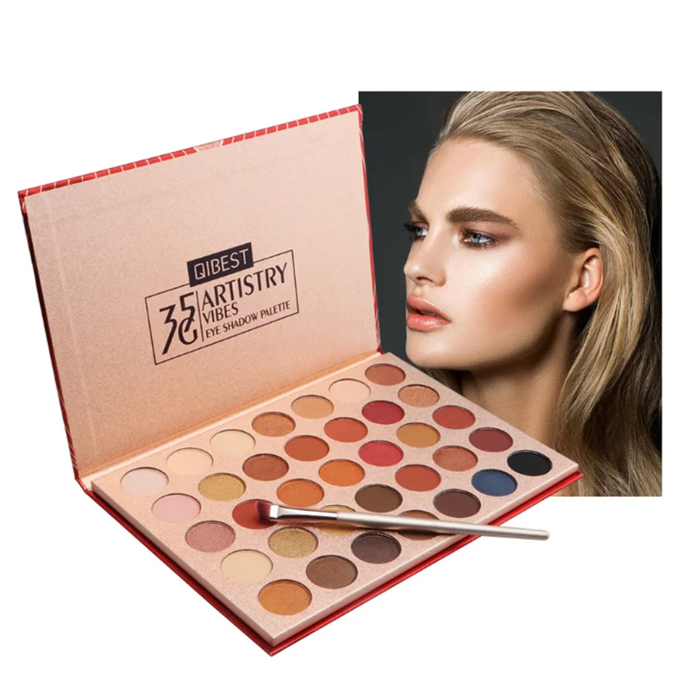 

Manooby drop shipping 35 colors star drill eye shadow matte eye shadow net red eye shadow disc hot sale