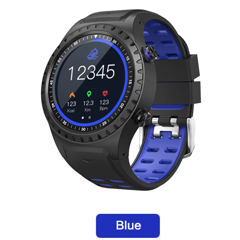 696 M1 на открытом воздухе спортивные умные часы профессиональные с GPS спортивные наручные часы IP68 Водонепроницаемый плавательный сердечного ритма BT4.0 Фитнес трекер - Цвет: Blue