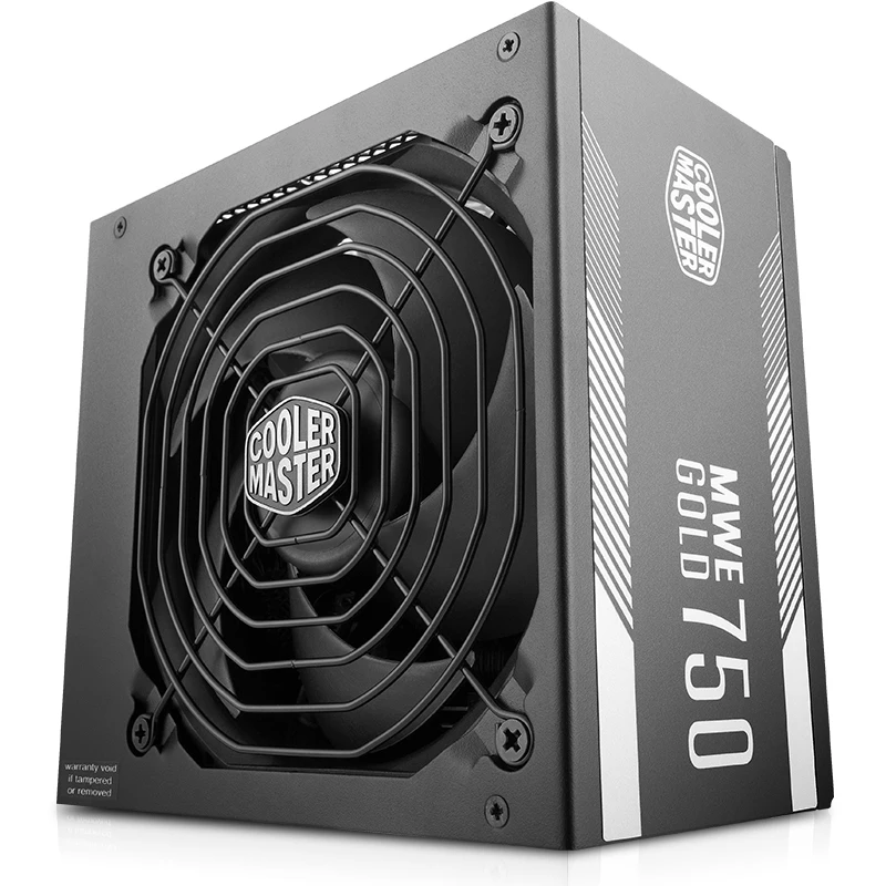 برودة ماستر PC PSU وحدة إمداد الطاقة للكمبيوتر تصنيف 750 W 750 واط 12 سنتيمتر مروحة 12 V ATX PC امدادات الطاقة الذهب 80 زائد ل عبة مكتب