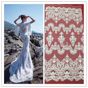 

luxury David-91607 embroidery french net fabric best quality african tulle mesh lace for sawing dress