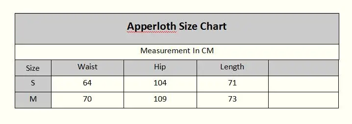 size chart]